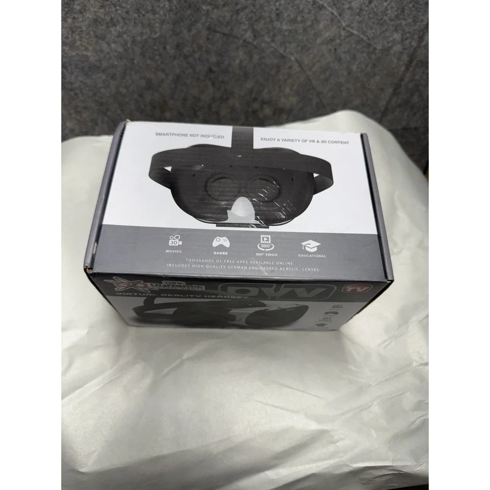AS SEEN ON TV! DYNAMIC VIRTUAL VIEWER Virtual Reality 3D Glasses Headset 4 Phone